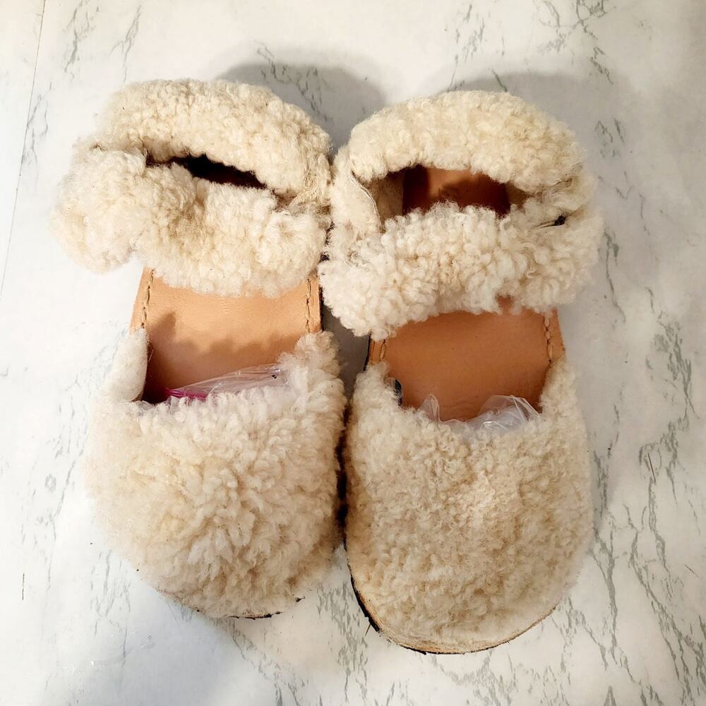 ZARA Shearling Flats‎ Size 24